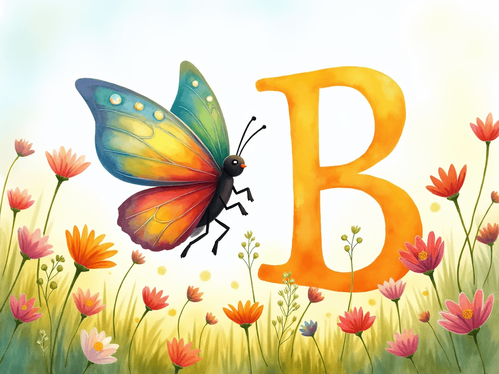 B for Butterfly