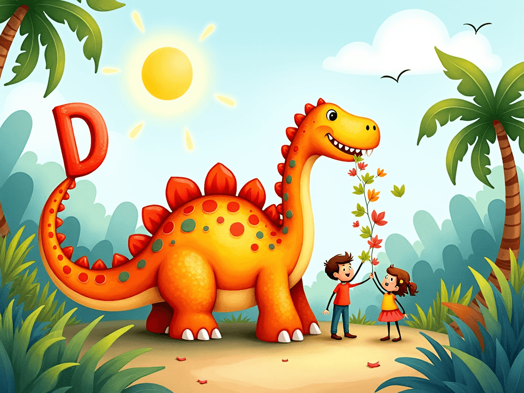 Exploring the Letter D: Adventures with Dinosaur | TinyTraverse
