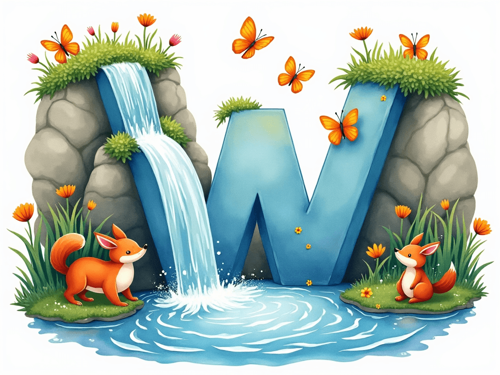 W for Waterfall